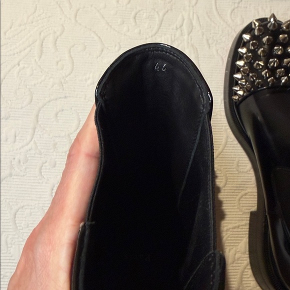 Christian Louboutin Melon Spike Chelsea Black Studded Boots main image 4